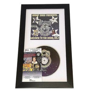 Snoop Dogg Signed Welcome To Tha House Vol 1 CD Cover Framed JSA Autographed